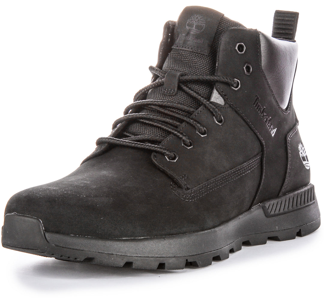 Timberland Killington Trekker Bottes chukka en cuir à lacets pour hommes en noir