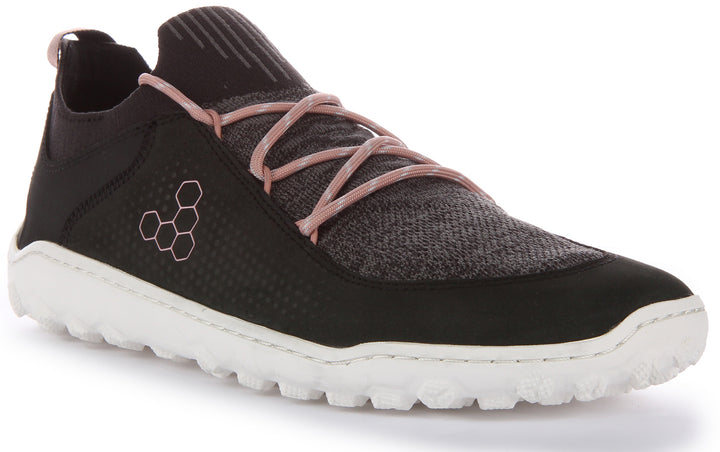 Vivobarefoot Tracker Decon Low FG2 Baskets de randonnée légères à lacets pour femmes en noir