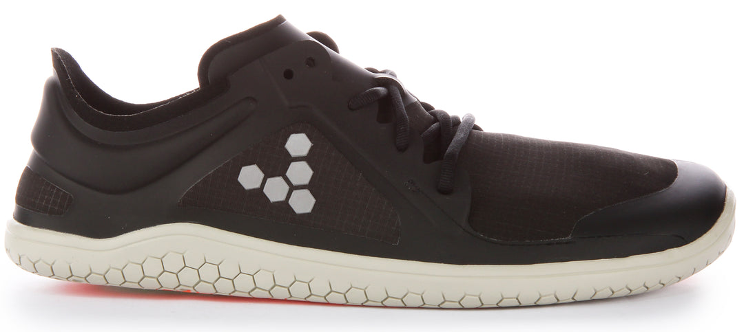 Vivobarefoot Primus Lite All Weather Zapatillas con cordones de malla impermeable para hombre en negro