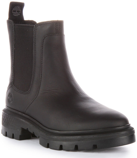 Timberland A5Nd7 Cortina Valley In Black For Women | Chelsea Boot