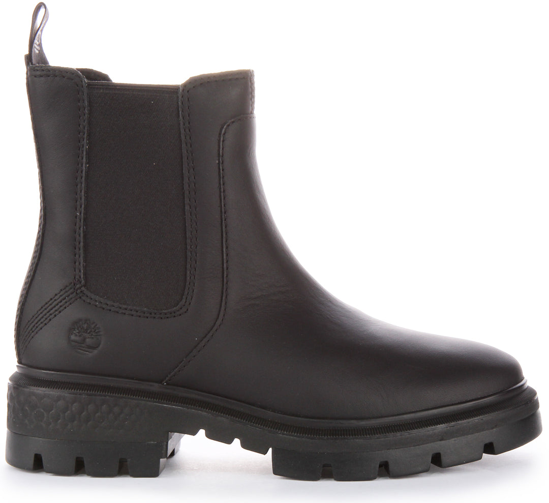 Timberland A5Nd7 Cortina Valley In Black For Women Chelsea Boot