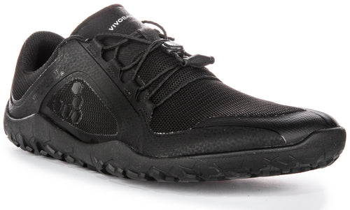 Vivobarefoot Primus Trail II FG Zapatillas de trail running de malla para hombre en negro