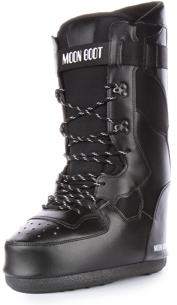 Moon Boot Sneaker Hi In Black For Women High Snow Boot – 4feetshoes