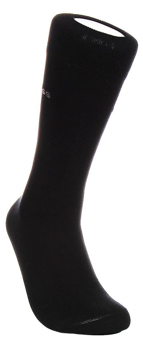 Boss 2 Pairs Mono Regular Length In Black Socks