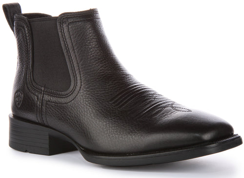 Ariat Booker Ultra Stivaletti in pelle per uomini in Nero