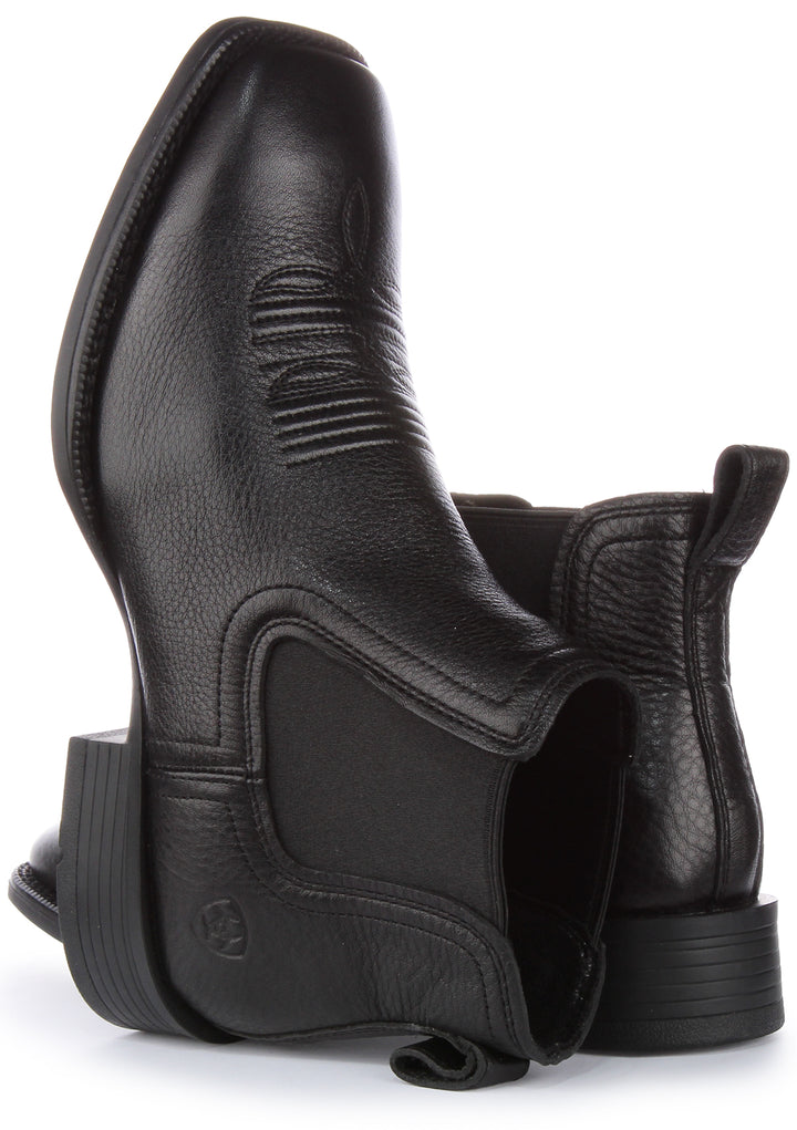 Ariat Booker Ultra Boots In Black For Men