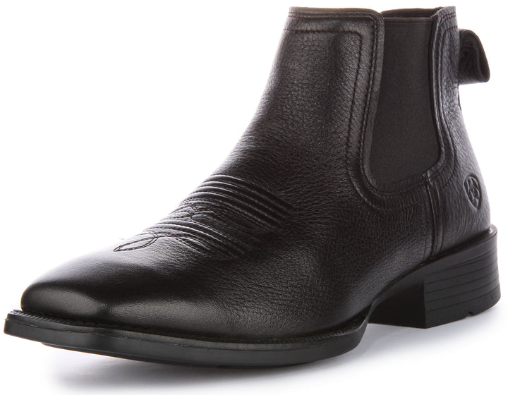 Ariat Booker Ultra Boots In Black For Men