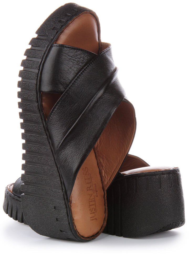 Justinreess England Camile Soft footbed In Black