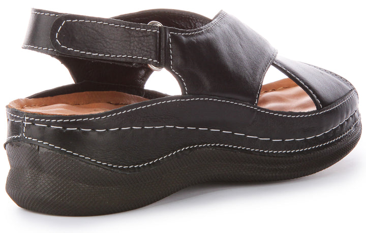 Justinreess England Yuna Sandal In Black