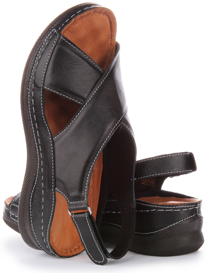 Justinreess England Yuna Sandal In Black