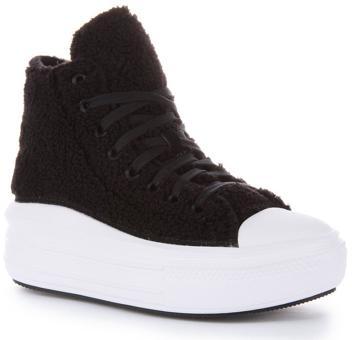 Converse All Star Move Sherpa A05518C In Black For Women