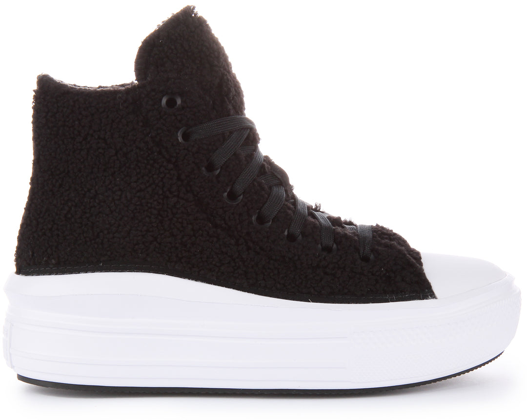 Converse All Star Move Sherpa A05518C In Black For Women