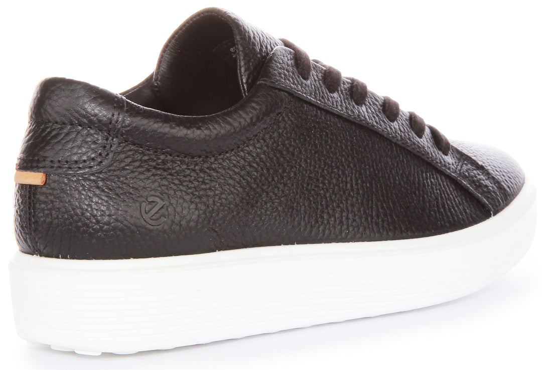 Ecco Soft 60 W In Black For Women Low Profile Walking Leather