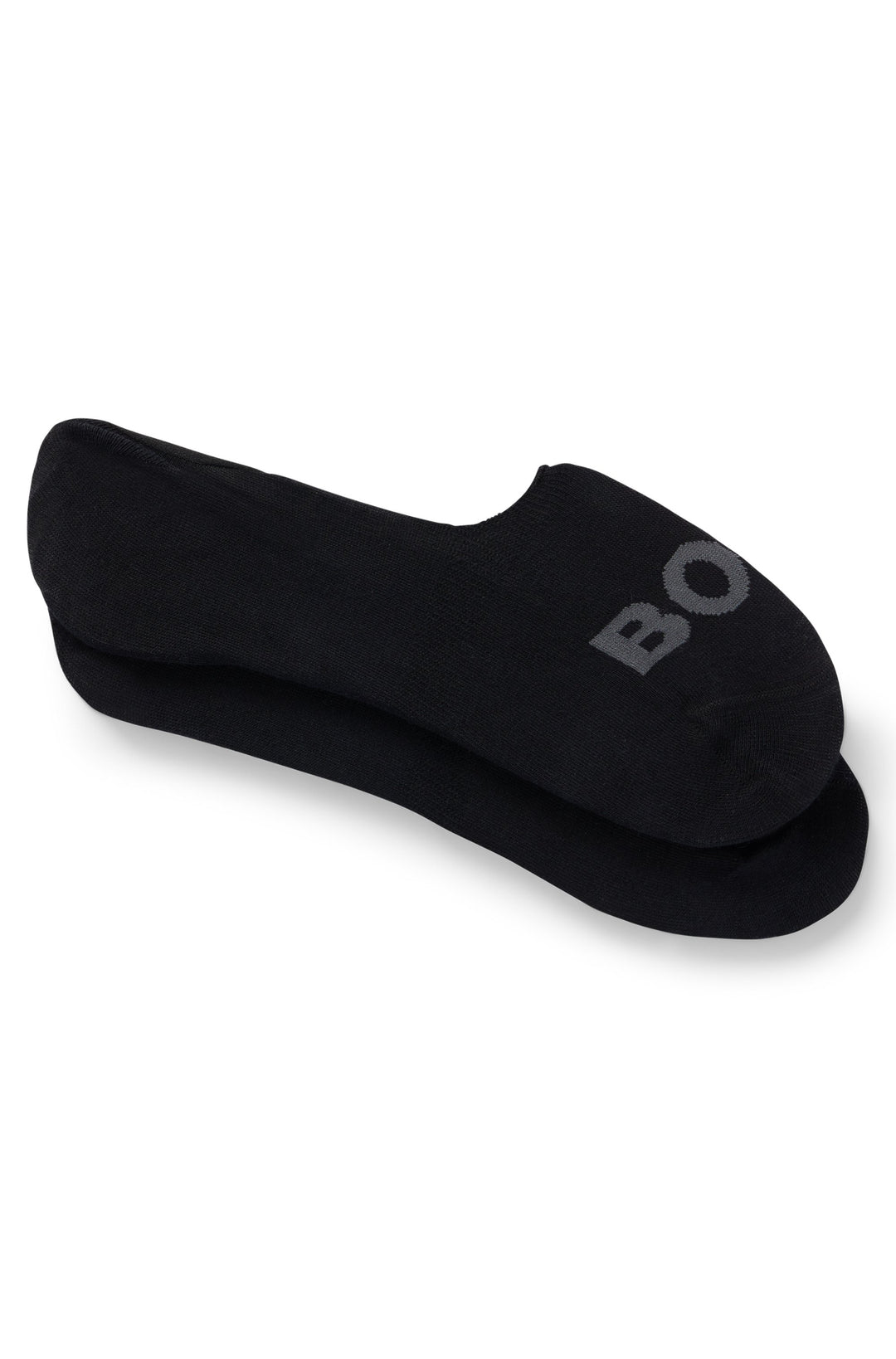 Boss 2 Pair Shoe Sock Logo In Black