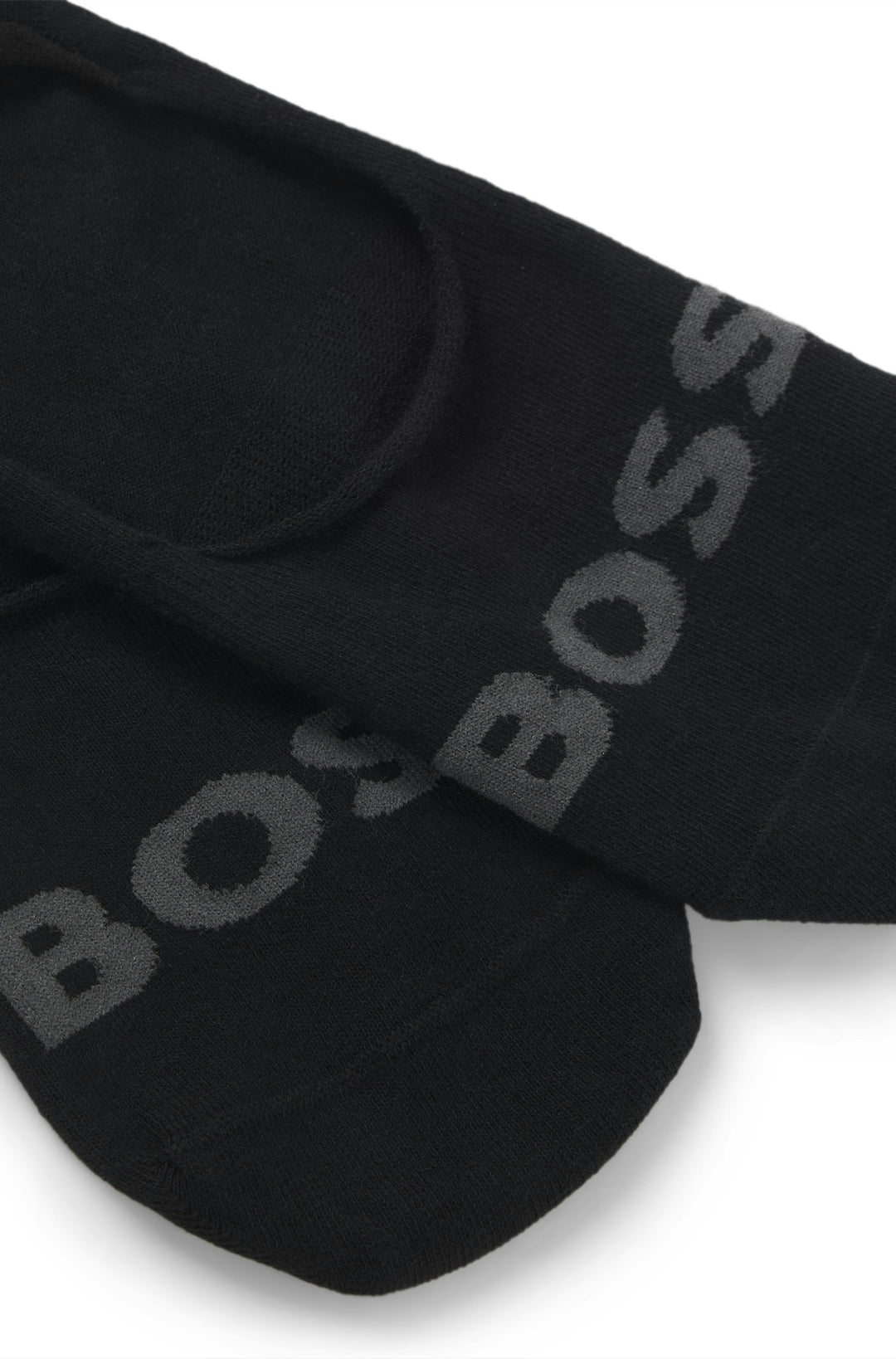 Boss 2 Pair Shoe Sock Logo In Black
