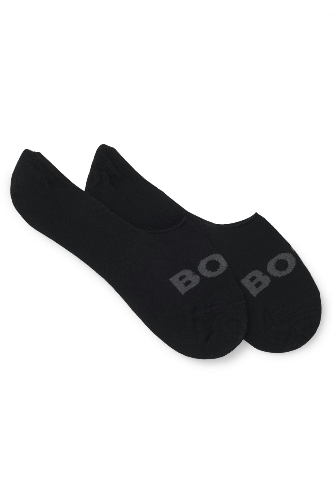 Boss 2 Pair Shoe Sock Logo In Black