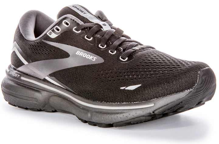 Brooks Ghost 15 GTX Météo Res WP Extra Protège Baskets En Mesh Pour Femmes En Noir