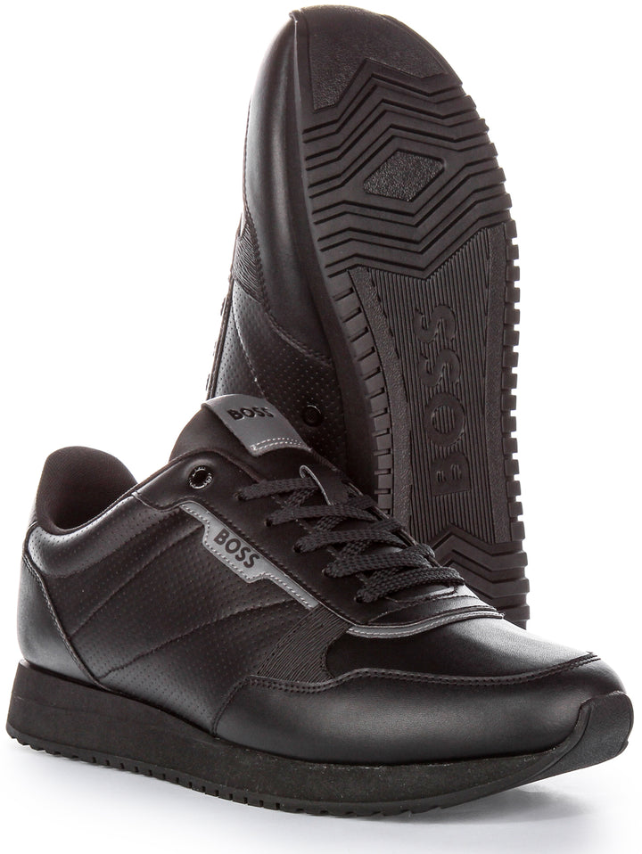 Boss Kai Runner Ltpf In Black For Men