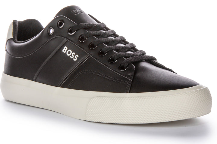 Boss Aiden Tennis Flpp In Black For Men