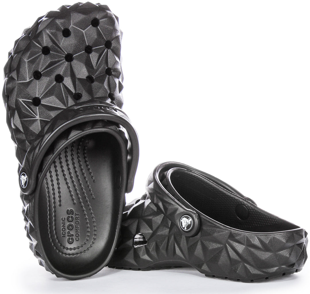 Sabots Crocs Classic Geometr Mold Revolution Bouyant en noir