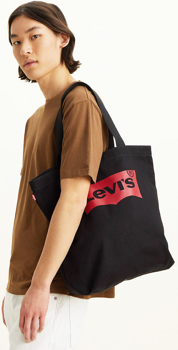 Levi Batwing Tote In Black For Women