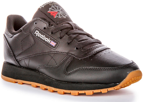 Reebok Classic Leather In Black For Women