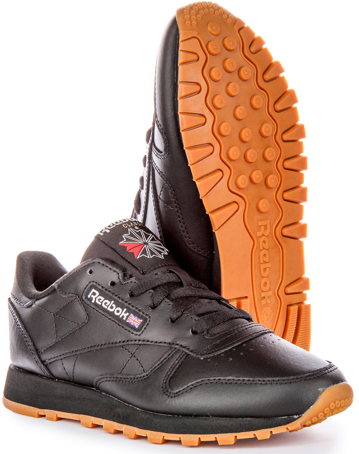 Reebok Classic Leather In Black For Women