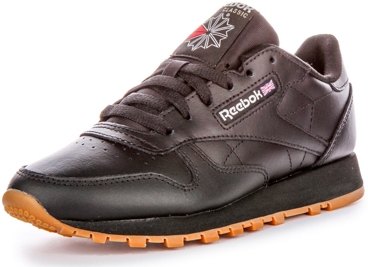 Reebok Classic Leather In Black For Women