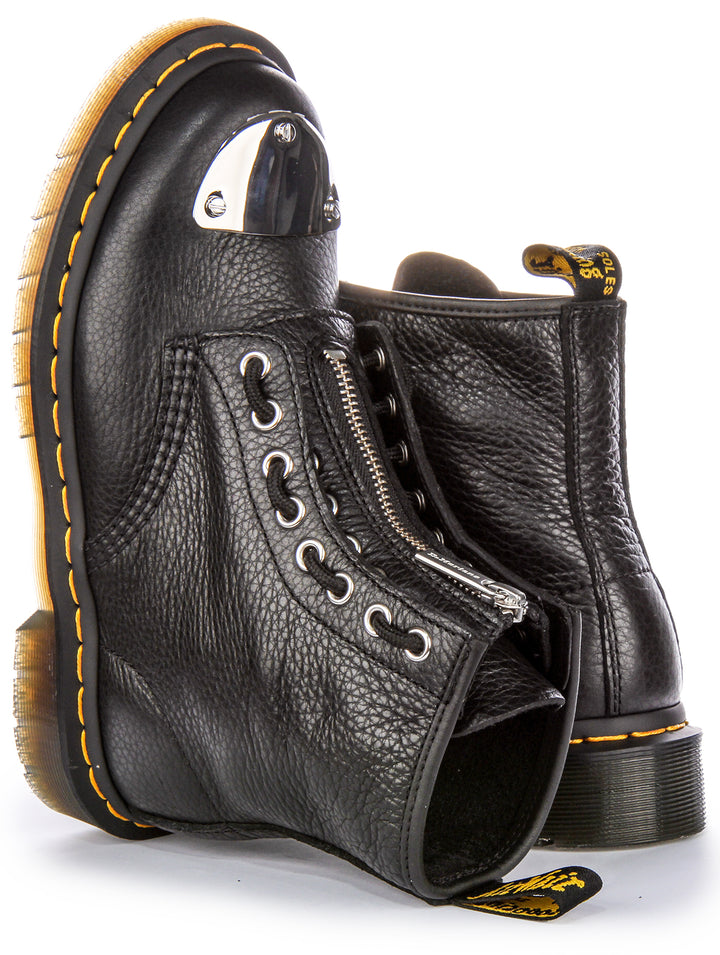 Dr Martens 1460 Zehenplatte in Schwarz für Damen