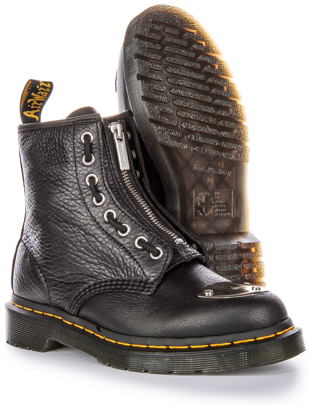 Dr Martens 1460 Zehenplatte in Schwarz für Damen