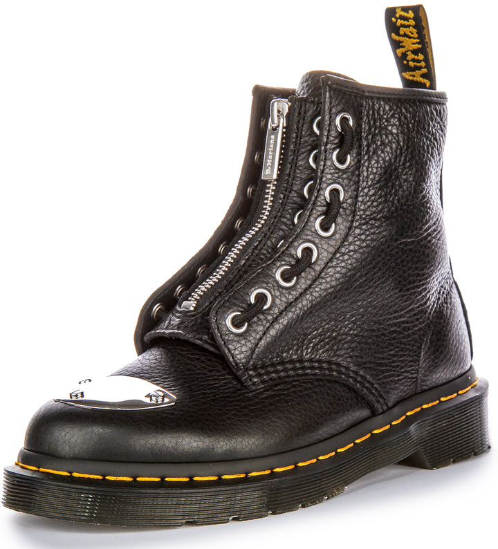 Dr Martens 1460 Zehenplatte in Schwarz für Damen