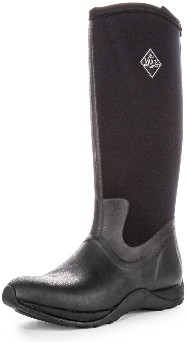 Gummistiefel Muck Damen Muck Artic Advente In Schwarz Für Damen Weicher Slim-Rate