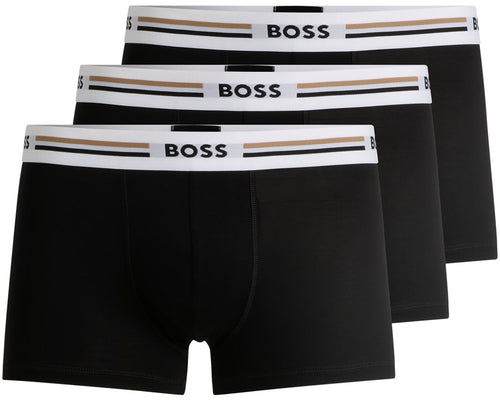 Boss Trunk 3P Revive In Black For Men