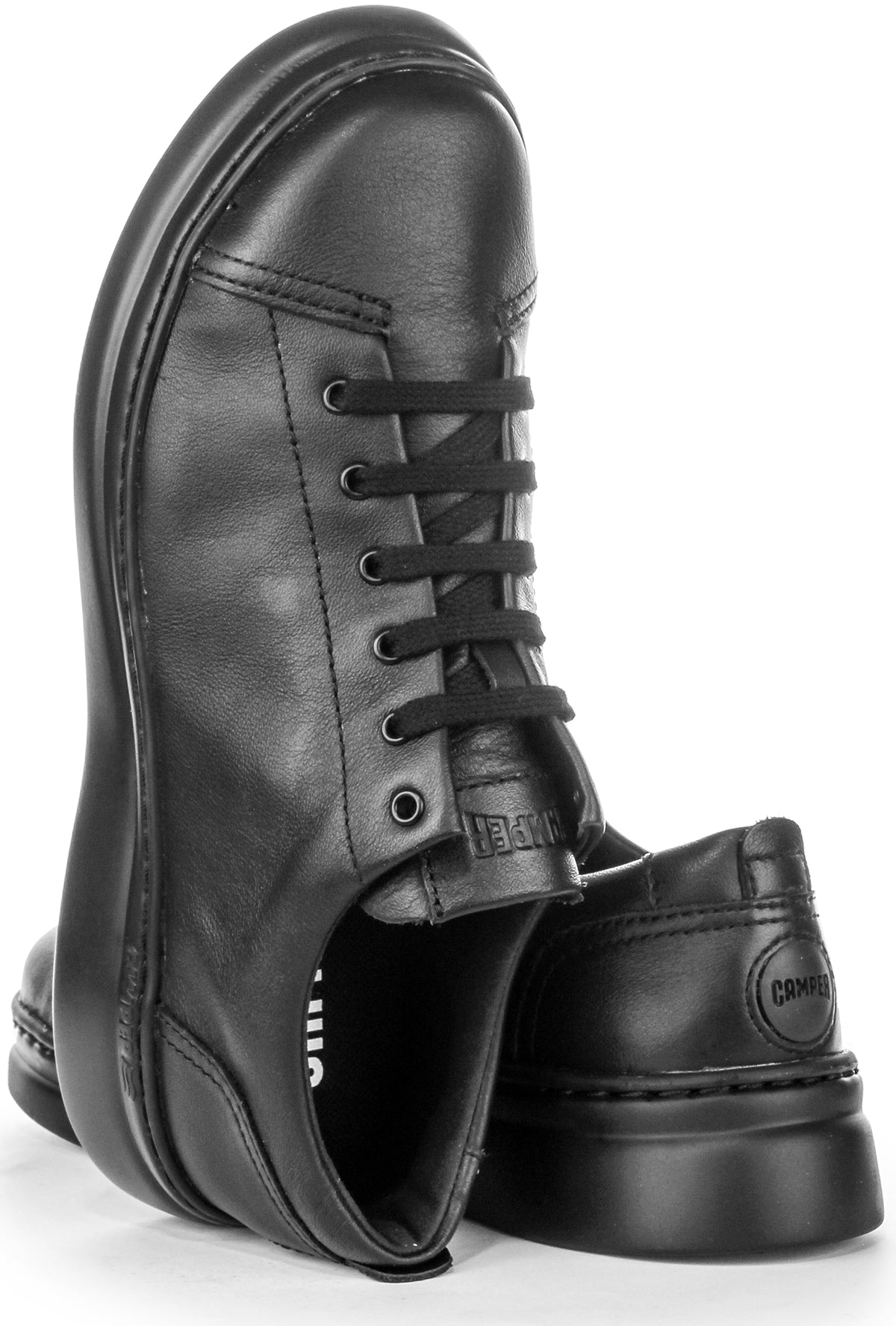 Camper Runner Up W In Black For Women | Lace up Casual Shoes