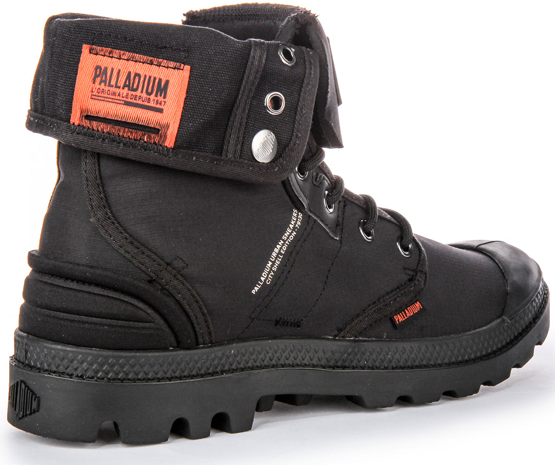 Palladium Baggy City Shell In Black