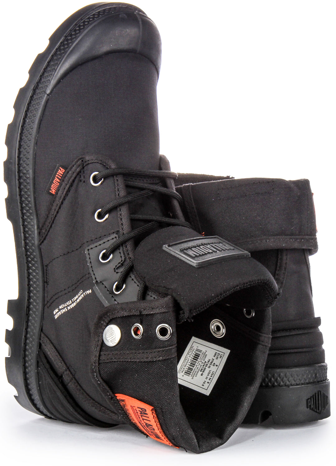 Botines de lona Palladium Baggy City Shelter en negro