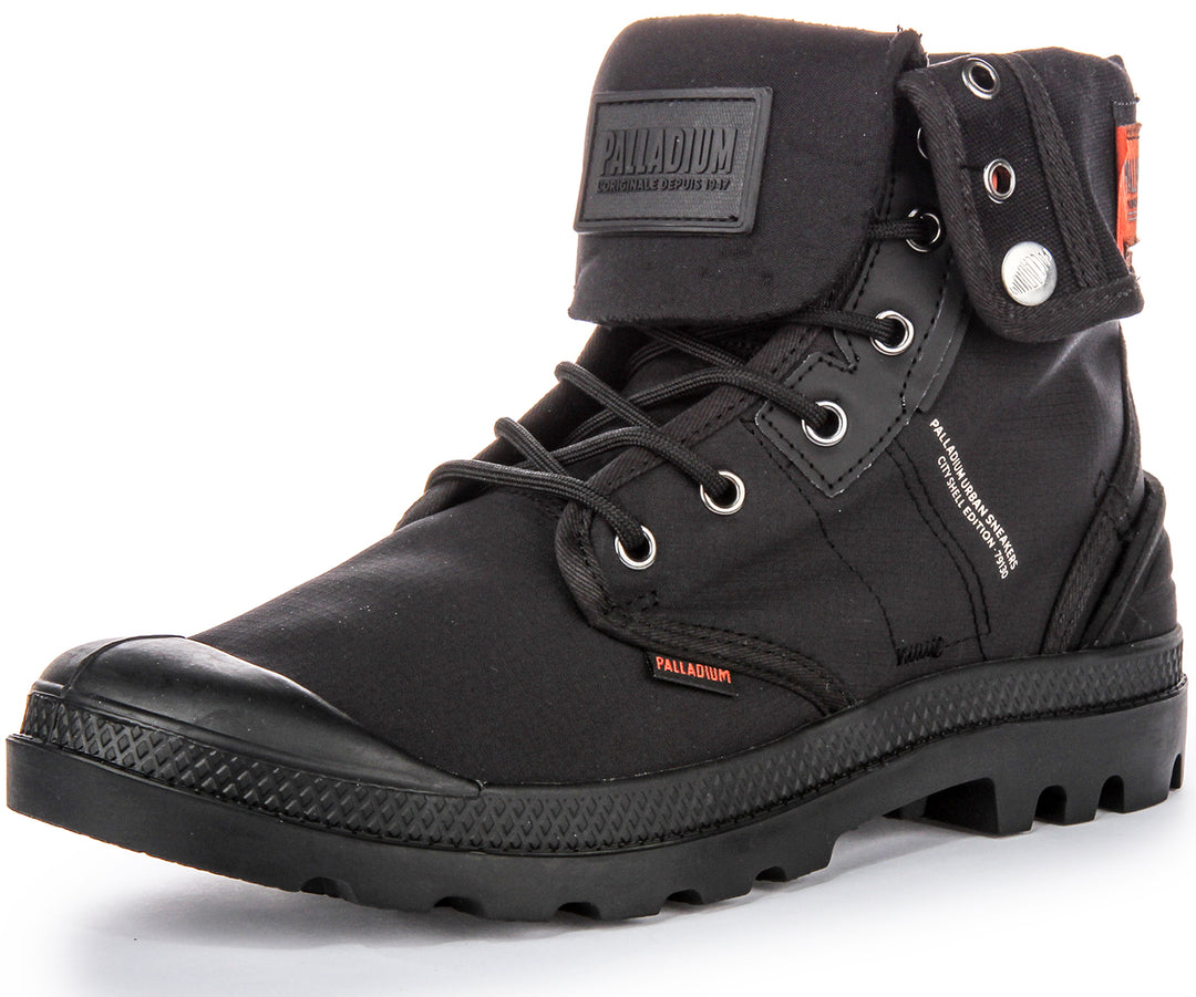 Palladium Baggy City Shell In Black