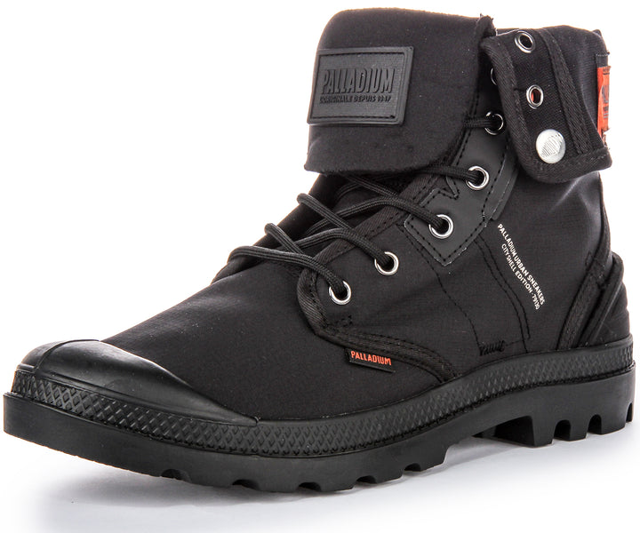 Palladium Baggy City Shelter Canvas Knöchelstiefel in Schwarz