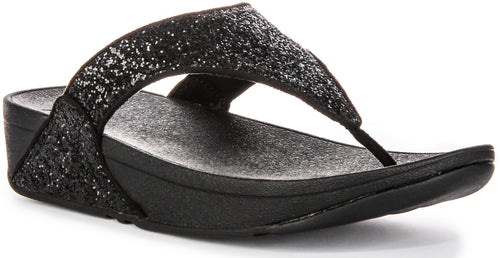 Fitflop Lulu Glitter In Black For Women