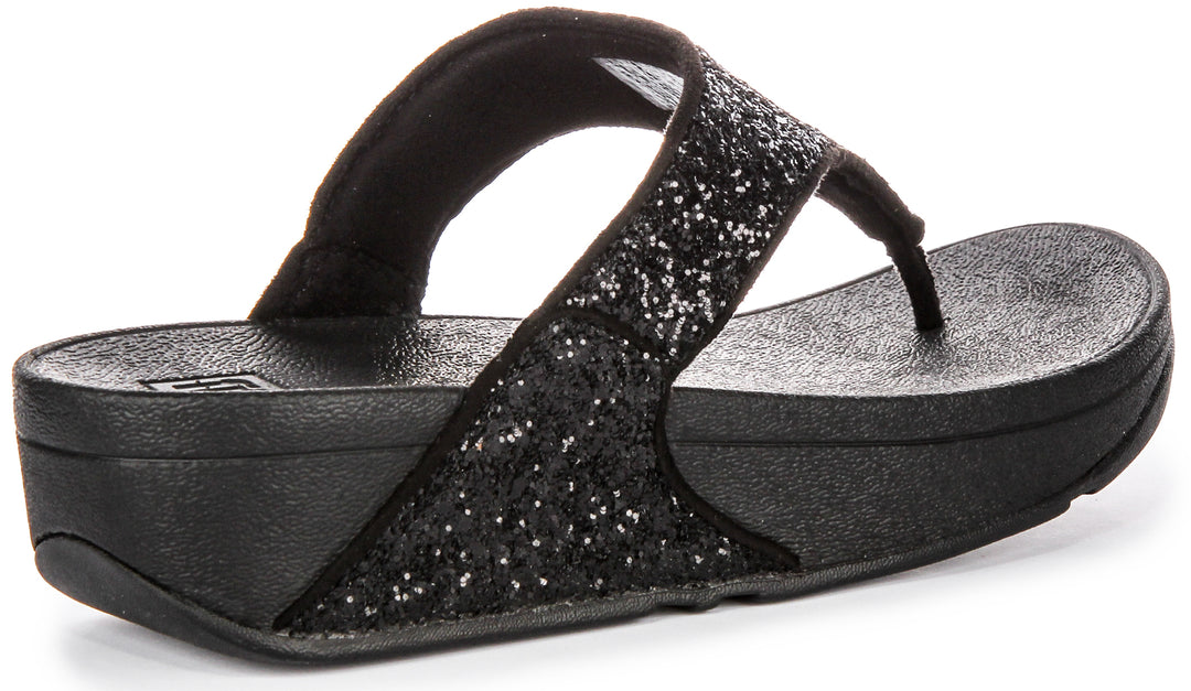 Fitflop Lulu Glitter In Black For Women