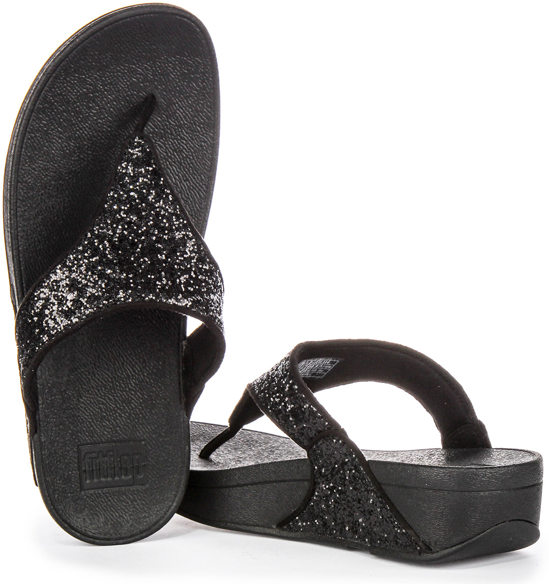 Fitflop Lulu Glitter In Black For Women