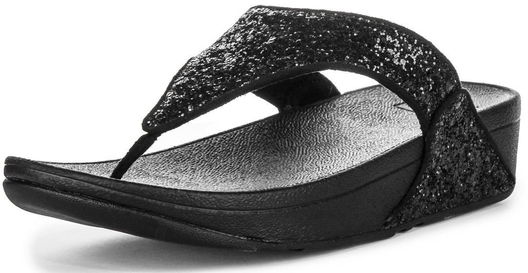 Fitflop Lulu Glitter In Black For Women