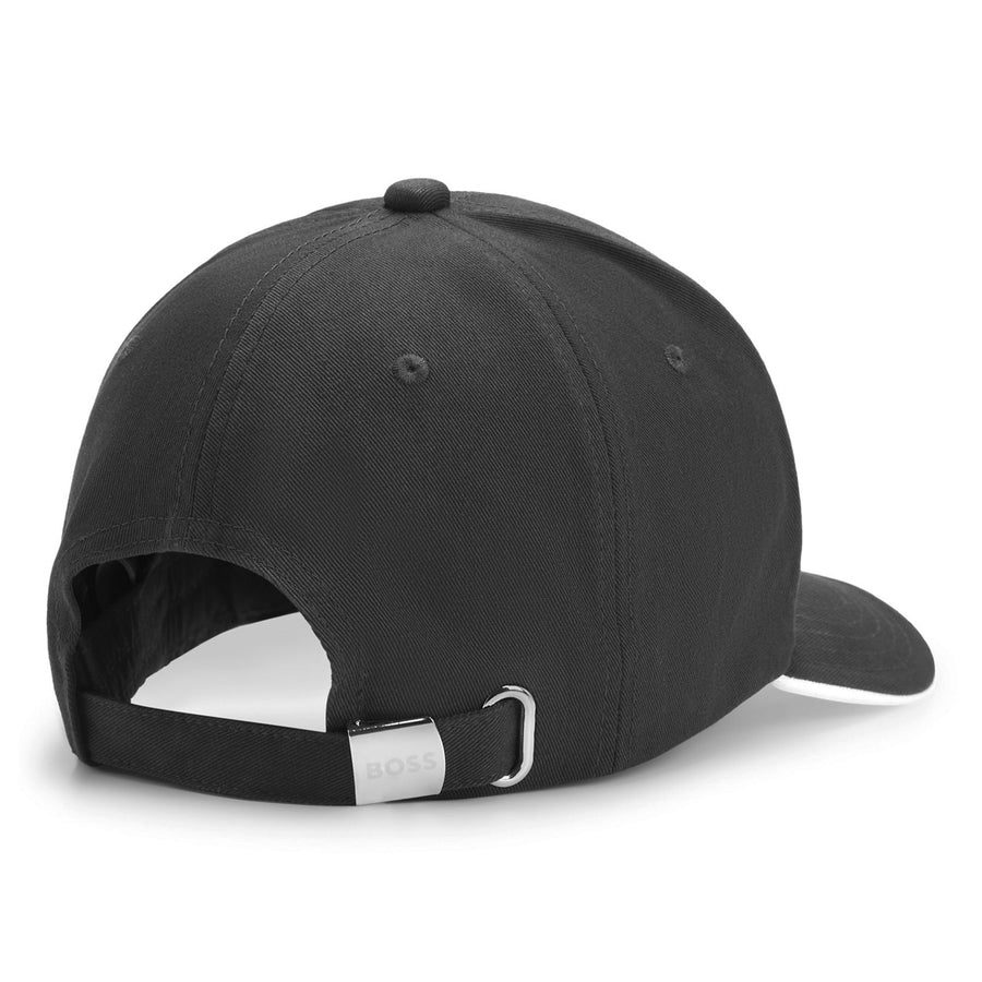 Boss Cap Bold Twill Verstellbare Baumwollkappen in Schwarz