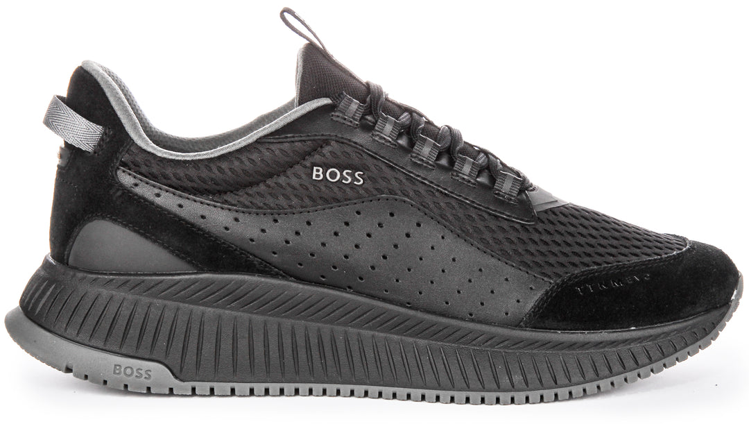 Boss Ttnm Evo Runner In Black For Men