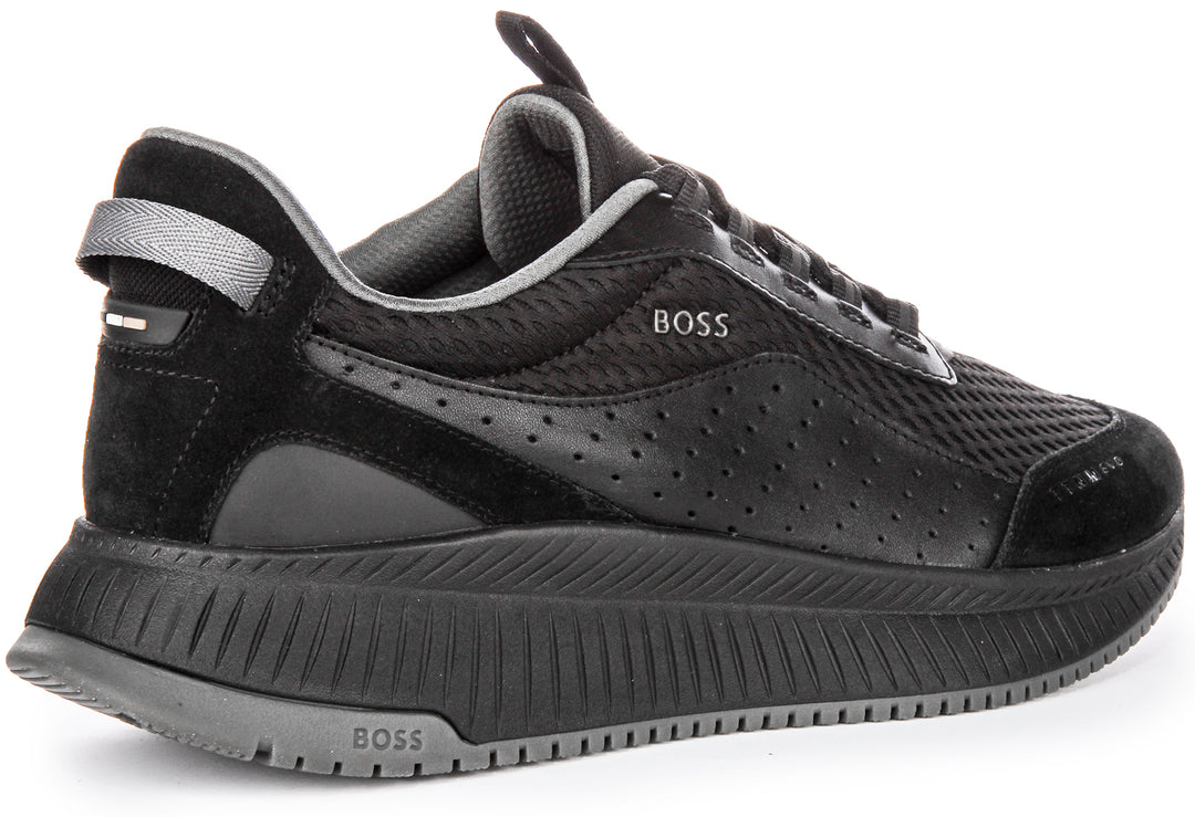 Boss Ttnm Evo Runner In Black For Men