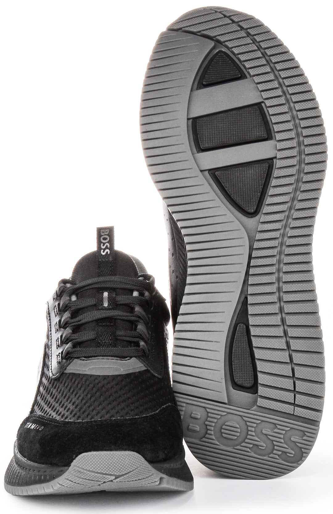 Boss Ttnm Evo Runner In Black For Men