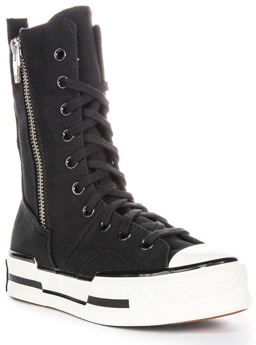 Black boot converse hotsell