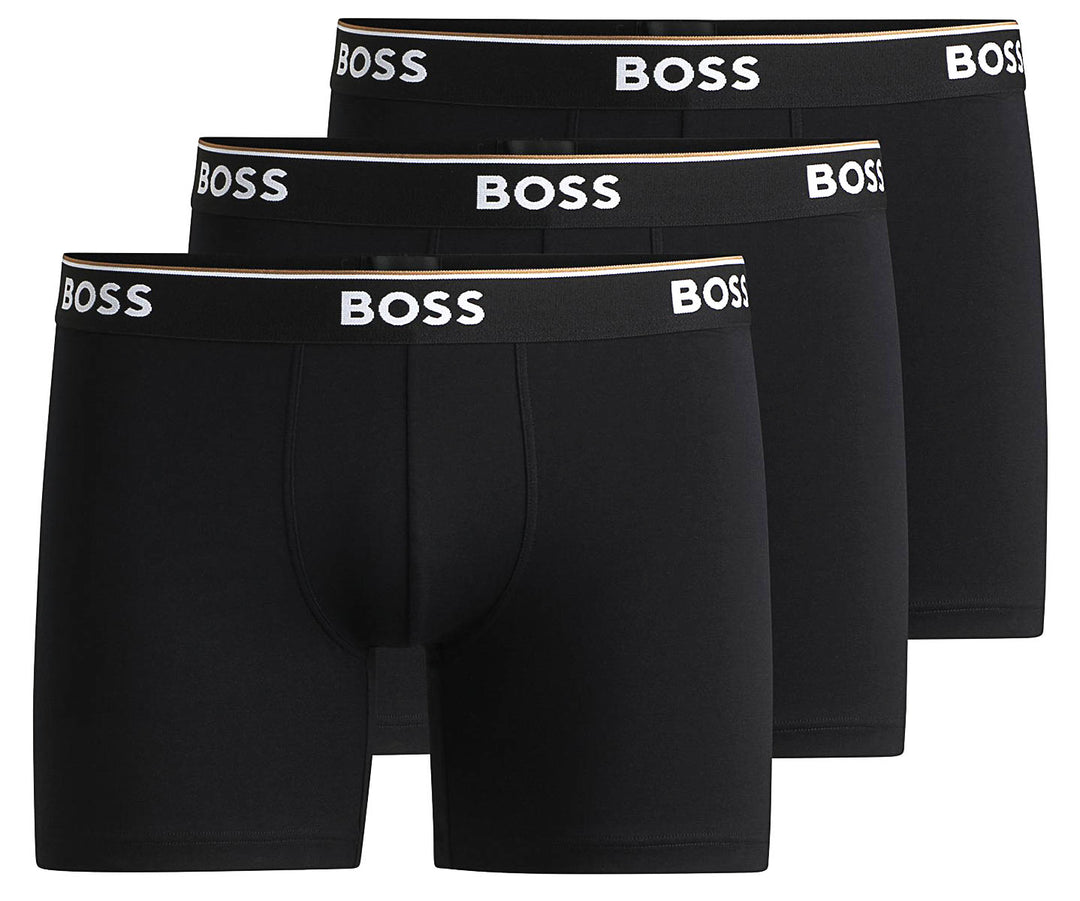 Boss Boxer 3 Pack Power Boxers In Black