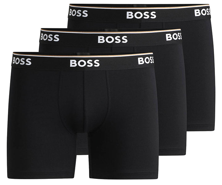 Boss Boxer 3 Pack Power Boxers In Black