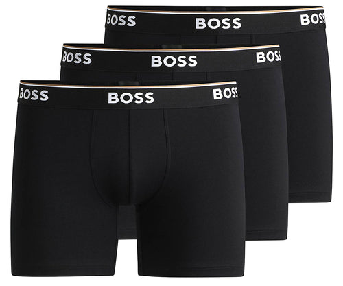 Boss Boxer 3 Pack Power Boxers In Black